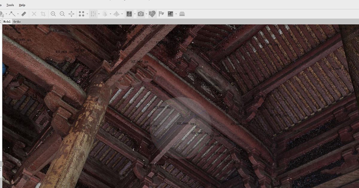 3D point clouds for the Ancient Temple