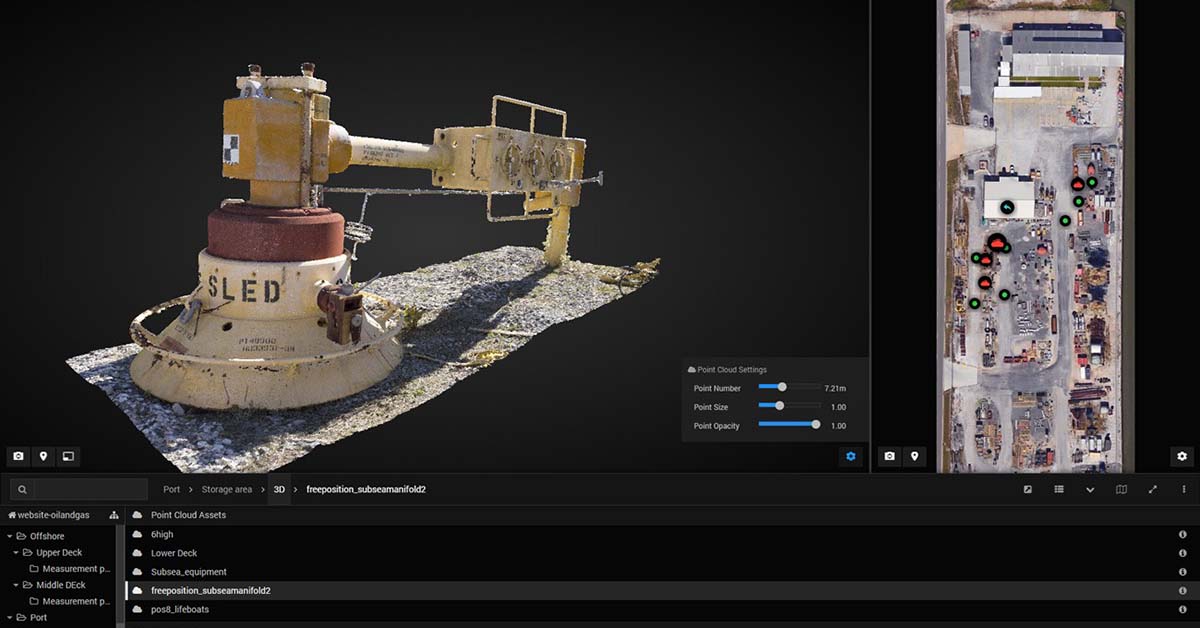 vam2 oil and gas machinery point cloud